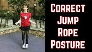 Correct jump rope posture