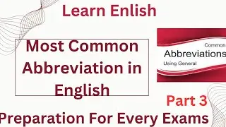 Most Common Abbreviation Institution of Pakistan | Abbreviation list of GK | Part 3 |