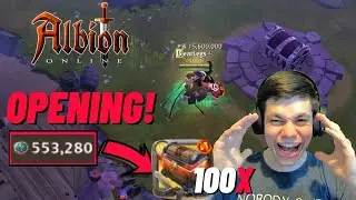 Opening 100 skrzynek zdobywcy T7 - Albion Online