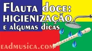 Limpeza da flauta doce
