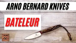 Arno Bernard Bateleur Fixed Blade.Giraffe Bone. Fablades Full Review