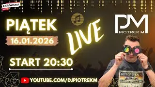 PIĄTEK LIVE |WINYLOWE KLASYKI||DJ PIOTREK M | VINYLMIX | LIVESTREAM | RETRO | CLUB HITS|
