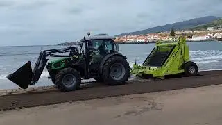 Barber Surf Rake 600HDS na limpeza de Algas invasoras em Porto Pim (A&ccedil;ores)