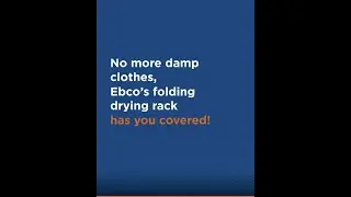 Wall Mounted Folding Drying Rack, by Ebco