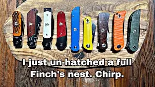 Un-hatching the FULL Nest of #Finch Knives!