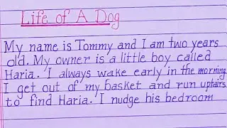 Life Of A Dog Essay in English//writing essay