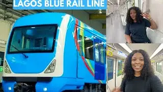 SEE WHAT THE NEW LAGOS INTRA CITY BLUE LINE LOOKS LIKE- MY IMPRESSION OF THE BEST BLUE LINE RAIL