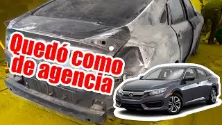 Restauraci&oacute;n Civic 2016 / Reparaci&oacute;n de Lienzo Lateral | Marco MAAP Carshop
