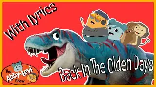 Back In The Olden Days - LYRIC VIDEO! | Abby & Levi Original Kids Songs | Real music for kids!