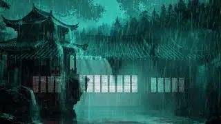 Relaxing Heavy Rainfall on Traditional Chinese House | Nature ASMR Ambience