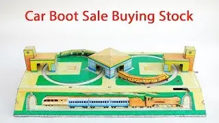 Редкие вещи, найденные на распродаже из багажника автомобиля: жестяные игрушки, бронзовая утка, латунный рыцарь на коне, Doulton Lambe