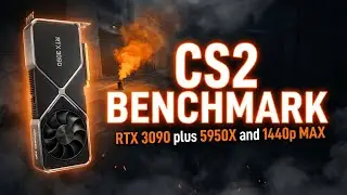 CS2 RTX 3090 + AMD 5950X Benchmark | Counter-Strike 2 Max Settings 1440p