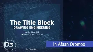 How to draw Title block || Drawing Engineering || Architectural Engineering