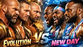 WWE Evolution vs The New Day | Epic 6-Man Tag Team Match | WWE 2K15