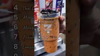 🥤🇹🇭 Top 10 Thai Drinks 2025 🌍✨ | Viral Street & Cafe Favorites