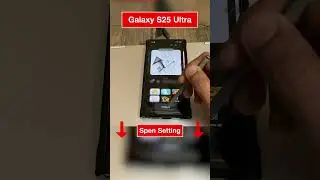 Samsung Galaxy S25 Ultra S Pen Settings Software Update 23