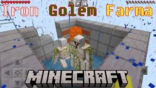Farma na železo v minecraft bedrock edition 1.19 Iron golem farma v minecraftu #irongolemfarm