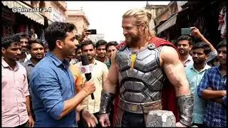 (part 2) Captain America vs Thor in an Indian Debate 😂 | AI Comedy Vlog (Veo 3 Style) (part 2)