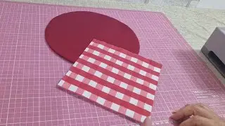 ✅️COM UM QUADRADO E UM C&Iacute;RCULO DE TECIDO FIZ ESSA PE&Ccedil;A PRA COZINHA