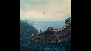Rhaenyra in Harrenhal 👑 Caraxes Saw Syrax 🐉🔥 #shorts #houseofthedragon #gameofthrones