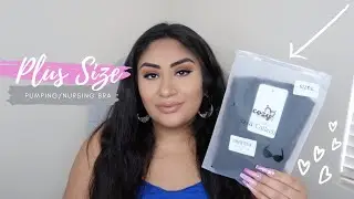 MOMCOZY NURSING/HANDS FREE PUMPING BRA REVIEW + TRY ON!