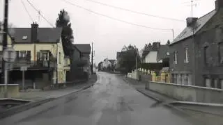 Driving On Rue Joseph Pennec Rue des Martyrs Rue Marcel Sanguy & Route de Kergrist, Rostrenen France