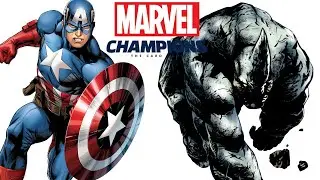 MARVEL CHAMPIONS | Capitán América VS Rhino (Normal)
