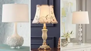 White table lamps ideas for bedroom