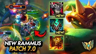 Wild Rift: NEW ITEMS ON RAMMUS IS SUPER OP!! 🐢 (PATCH 7.0 NEW BUILD) 