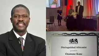 Exclusif/&Eacute;tats-Unis : Pr Ousmane Oumar Kane re&ccedil;oit le prestigieux Distinguished Africanist Award