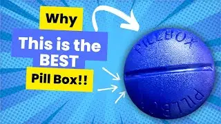 Review and Demo of Pill Box Round for Travel