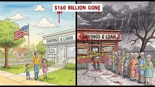 The Savings and Loan CRISIS | The $160 Billion BAILOUT Everyone Forgot (1980s-90s)
