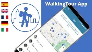 WALKING TOUR SPAIN in ONE APP, includes audioguide and maps #freetour #travelapps #spain