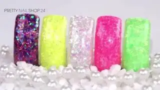 Jolifin Neon Glittermix Set