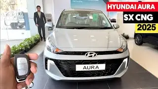 HYUNDAI AURA 2025 SX TOP MODEL || NEW AURA SX 2025 UPDATED REVIEW