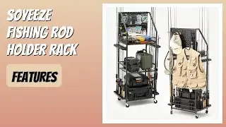 REVIEW (2026): SOYEEZE Fishing Rod Holder Rack. Features