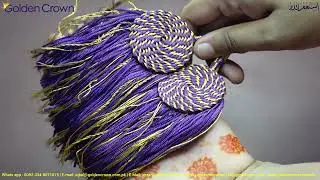 Cincture Tripolin Knot Flat knot, Cincture Flat Knot Supplier, Flat Knot Gold And Purple Cincture