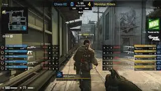 ESEA MDL SEASON 31 EUROPE QUARTERFINALS MOVISTAR RIDERS VS CHAOS | TRAIN | MAP 3 | CSGO 2019