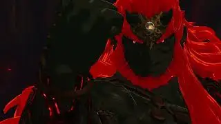 Japanese Ganondorf Threatens Link - Look at that Health Bar! Zelda Tears Kingdom