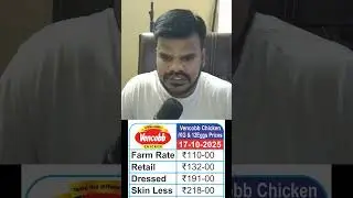 17-10-2025 | Vencobb Chicken & Eggs Prices Update