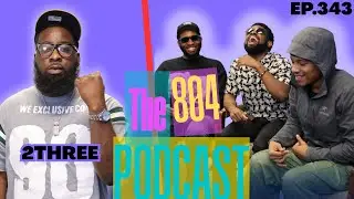 RVA Artist 2THREE on Hip Hop Mt. Rushmore, Learning the Business and NFL Predictions!|The 804Podcast