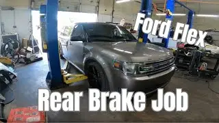 Ремонт заднего тормоза Ford Flex