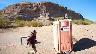 Gun Toting Hippie Crushes Stage 2 At Desert Brutality 2Gun Action Match