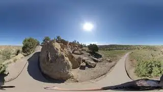 360 Video - Colorado - Utah Border - I-70 - Walk up to Lookout.