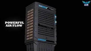 Bingo Cooler 63&rdquo; Height | 20&rdquo; Blade | 145L Tank | Honeycomb Pad | Powerful Airflow & Wheels