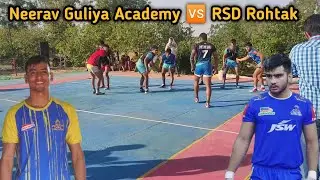 Neerav Guliya academy vs RSD Rohtak kabaddi match at Rithal