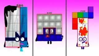 Sprunki OC ALL Numberblocks 15 000 - 17 000 | Compilation Incredibox #sprunki #numberblock