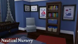 Nautical Nursery Room | The Sims 4 | Speed Build