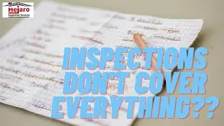 What A Home Inspection Doesn't Cover - Inspections Today with Mejaro Inspection Services