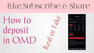 How to deposit in OMD || Profitable platform || Earn money